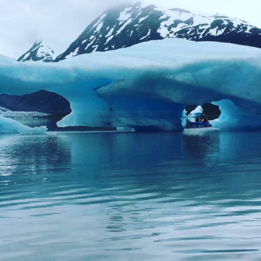 Spencer Glacier Lake, Icebergs