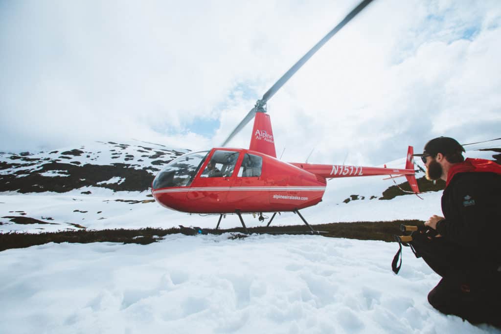 Helicopter support - Photo, film and video production Alaska